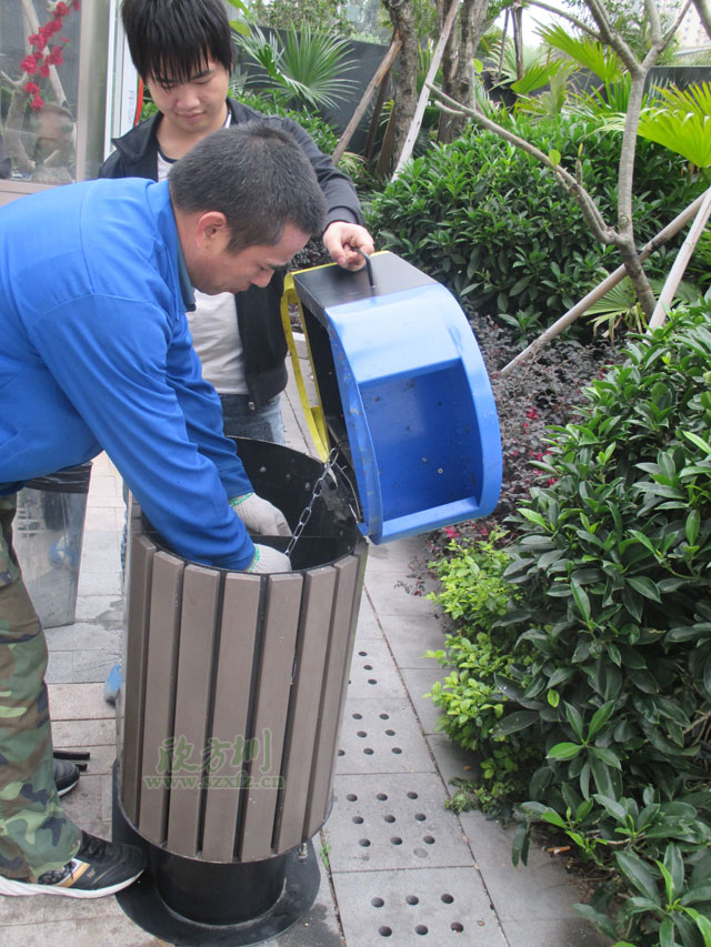 深圳房地產用什么垃圾桶？